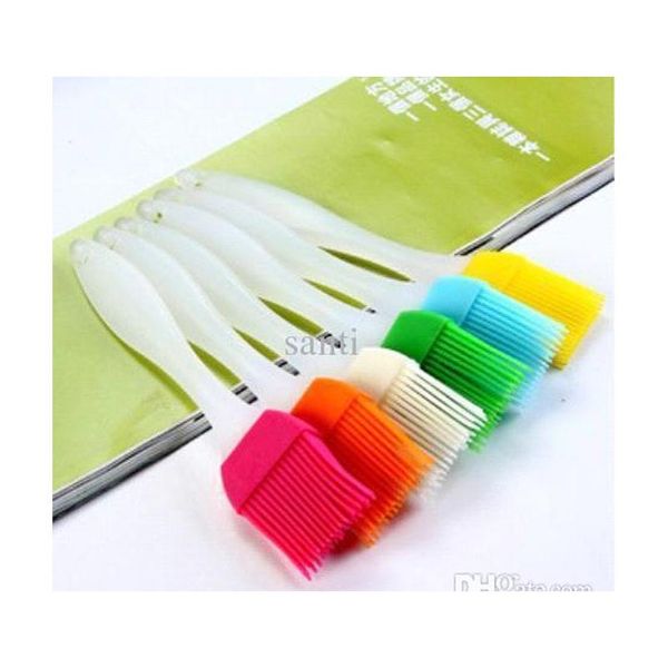 

fashion silicone basting cooking pastry brush kitchen heat resistance silicone bbq brush aktot
