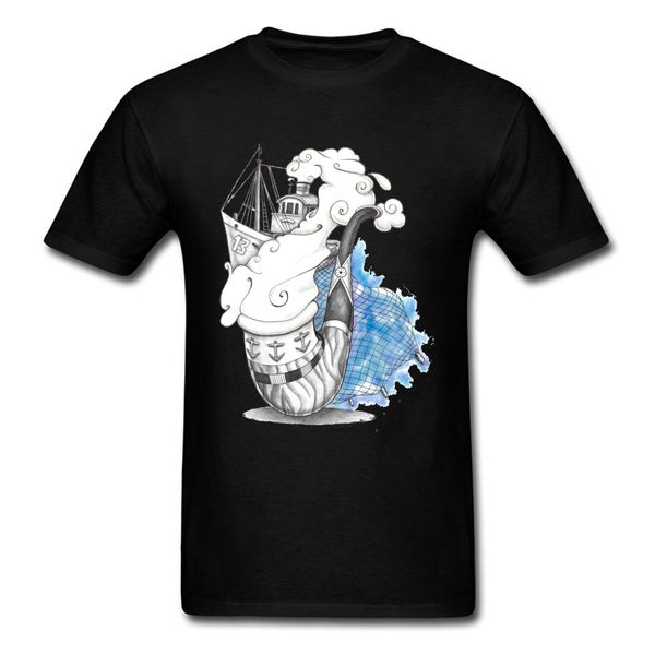 

sailors pipe printed on autumn pure round collar young shirt leisure tee-shirt cute short sleeve t-shirt sport hooded sweatshirt hoodie