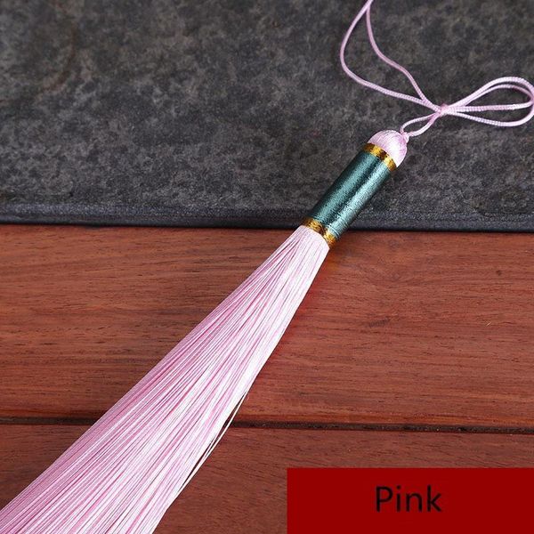 

2pcs chinese style long fringe trim tassels jewelry clothes sewing decorative accessories diy hanging ring pendant silk tassels h qylqfa