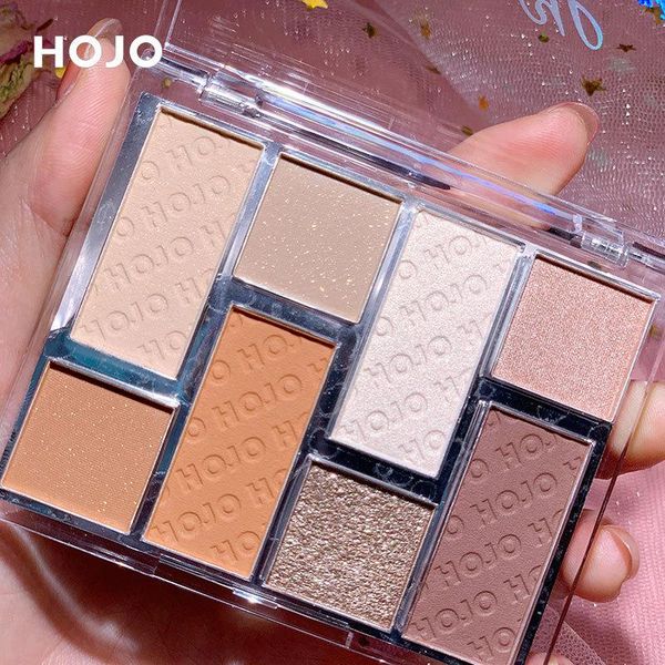 

eye shadow hojo city eight color eyeshadow palette matte pearlescent earth
