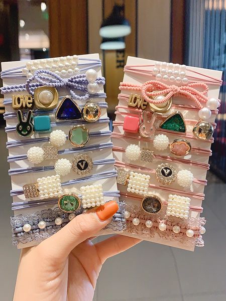 

net red ins seng tie head with band korean leather cover rope simple temperament lovely headband tied female hair ring