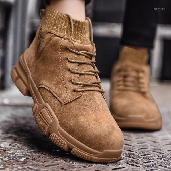 

boots genuine leather fashion women plus size 35-44 slip-on winter shoes vintage men casual tooling short boot xu1721, Black