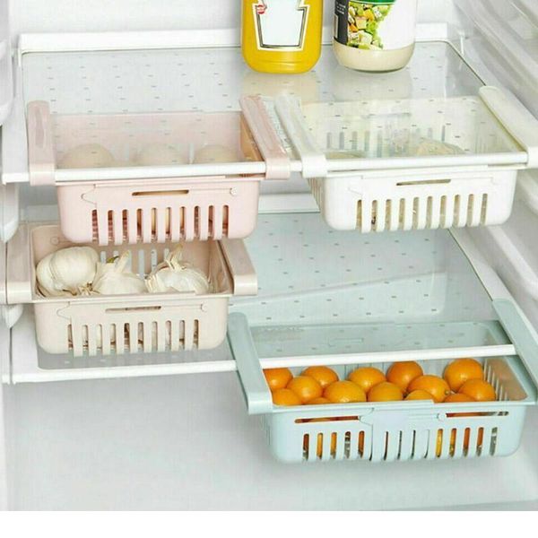 

shelves for the fridge kitchen organizer adjustable kitchen refrigerator storage rack pull-out drawer organiser spa jllycc