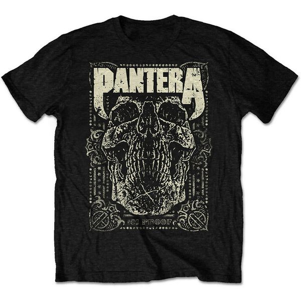 

pantera 101% proof dimebag darrell skull official tee t-shirt mens cotton tee shirt breathable sport hooded sweatshirt hoodie