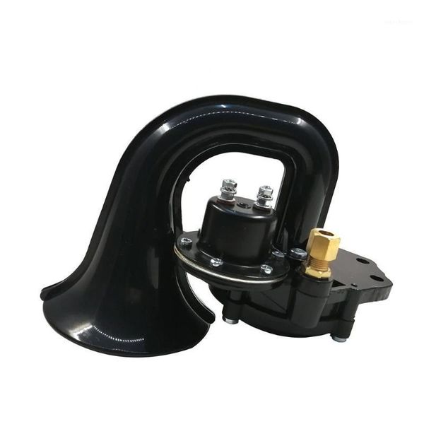 

46132 air horn 12/24v truck 115db super loud trumpet air horn with electric valve flat for auto car vehicle trucks1