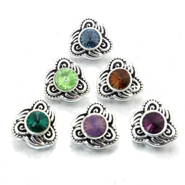 

wholesale 10pcs lot styles 12mm metal snap buttons buttons rhinestone watches snaps jewelry 011601 h bbylwq