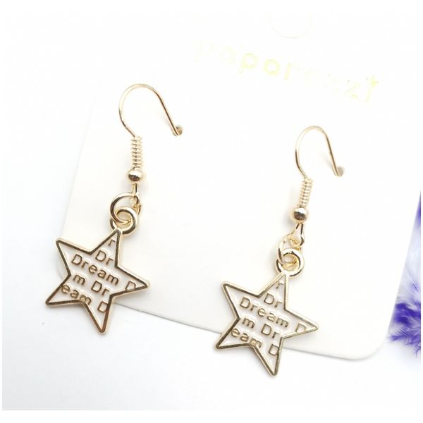 

new simple dripping star fashion dream five pointed star drop earrings exquisite all match star style ladies earrings jewelry f wmtefd, Silver