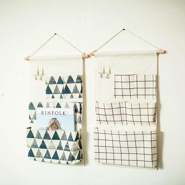 

storage bags 5 pocket home bag dorm room el organizer pouch wall door closet bathroom bedroom organizers1