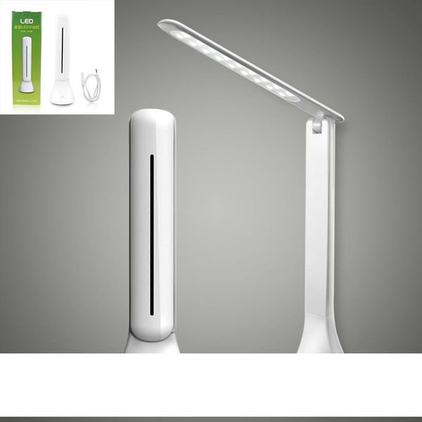 

LED Desk Lamp Dimmable Touch Book Light USB Charging Reading Light Chargeable Table Lamp Portable Folding Lamp GTTL04