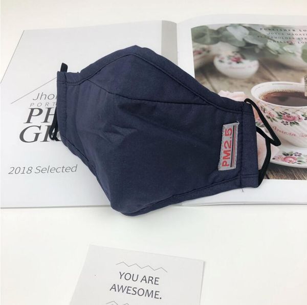 

no pm2.5 filter breathing valve washable cotton face mouth dustproof protective mask