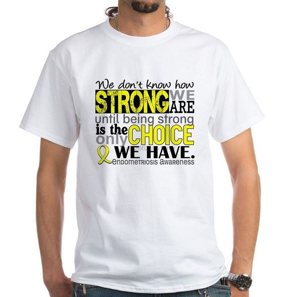 

strong we are endometriosis white t-shirt - 100% cotton t-shirt white sport hooded sweatshirt hoodie