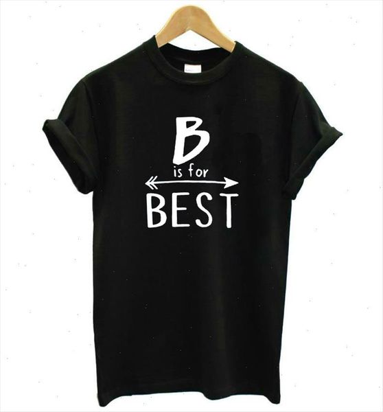 

b is for letters print women tshirt cotton casual funny t shirt for lady tee hipster tumblr drop ship z, White