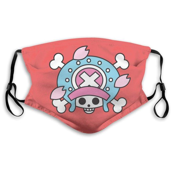 

women men one piece tony tony chopper sign face ma-sk washable reusable
