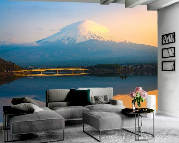 

3d landscape wallpaper beautiful snow mountain landscape 3d wallpaper romantic landscape decorative silk 3d modern wallpaper