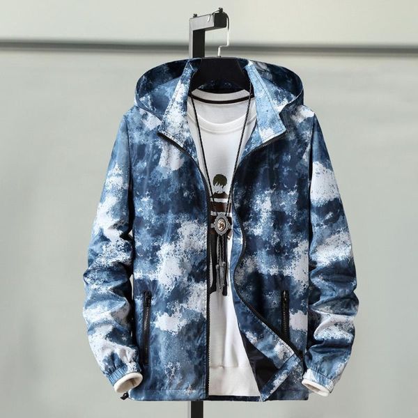 

vogue streetwear мужские куртки осень зима вскользь камуфляж печатные hoodie hat съемные пальто плюс размер, Black;brown
