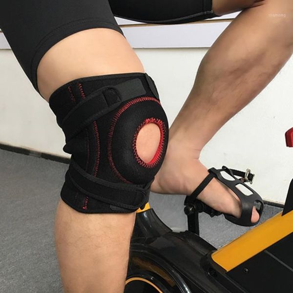 

elbow & knee pads 1pc meniscus sports kneepads protector for hiking running basketball breathable support1, Black;gray