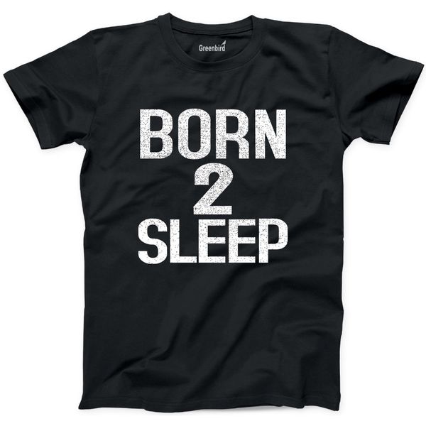 

born 2 sleep смешной ленивый дешевые рождественский подарок графический заказ хлопка новых людей способа мужские дизайнеры хлопок мужчины ба