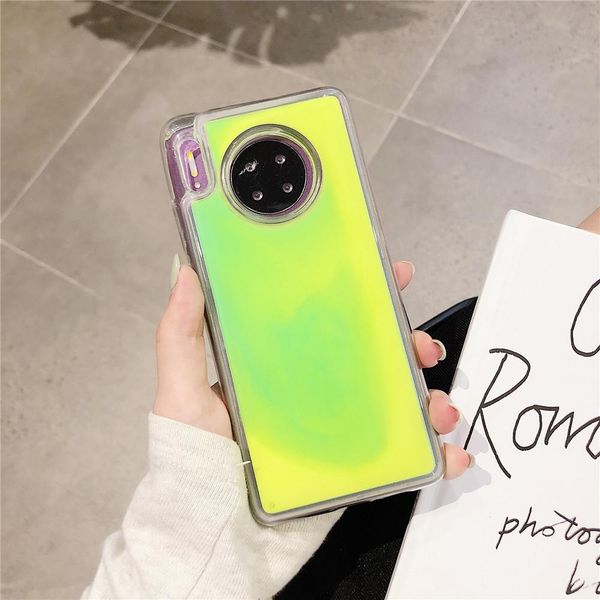 

phone case for xiaomi redmi note 9s 9 pro max 8 7 pro case liquid luminous neon sand quicksand tpu cover for bbyzpt bwkf