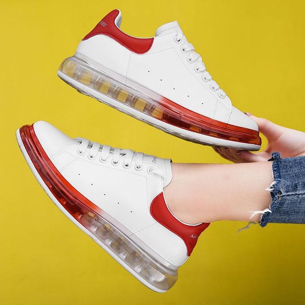 

fashion lovers platform sneakers men genuine leather all air mesh shoes women trainers shoes male 36-45 drop shipping, Black