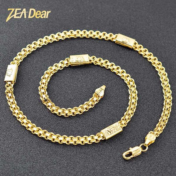 

pendant necklaces zea dear jewelry 2021 ethnic findings round necklace link chain copper for women party anniversary, Silver