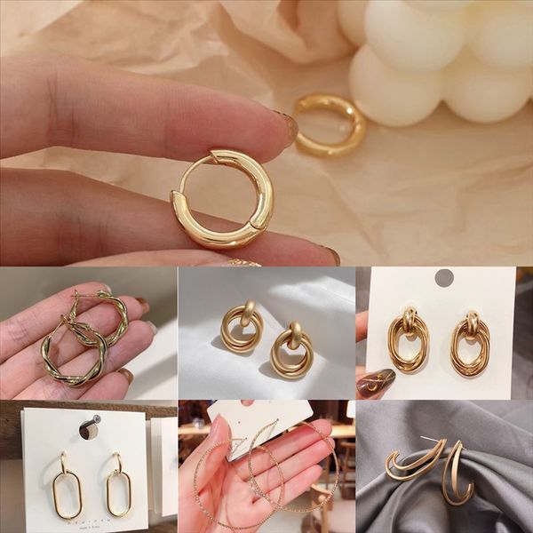 

lrqm plated sterling luxury size ear earring starfish silver earring *;brand new women's jewelry plate stud, Golden