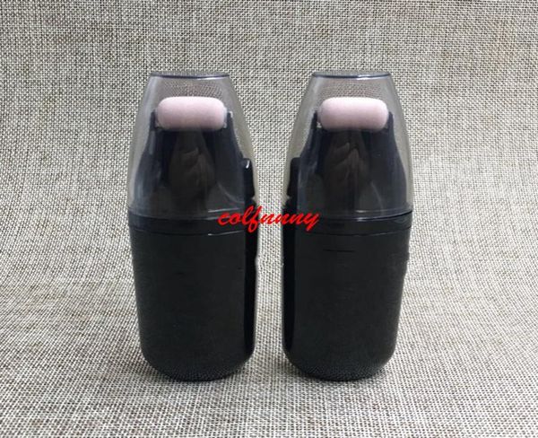 

200pcs empty black bb cream tube for cosmetics packaging 30ml lotion cc cream plastic bottles skin care containers f050702