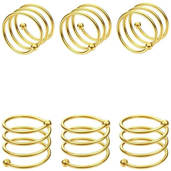 

napkin rings 6pcs spring ring holder buckle, for valentine's day wedding banquet table decoration1