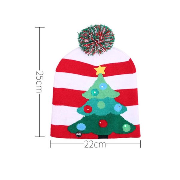 

yoriwoo led рождественские hat для мальчиков одежда для девочек свитер вязаная шапочка рождество вязаный hat дети взрослые с рождеством для