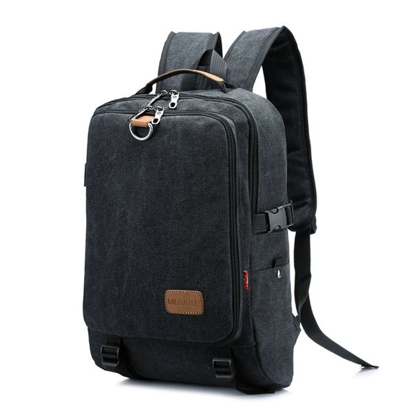

canvas casual business mens lapbackpack brand 2020 new trend simple male travel backpack durable school bag sport bag boy c0125