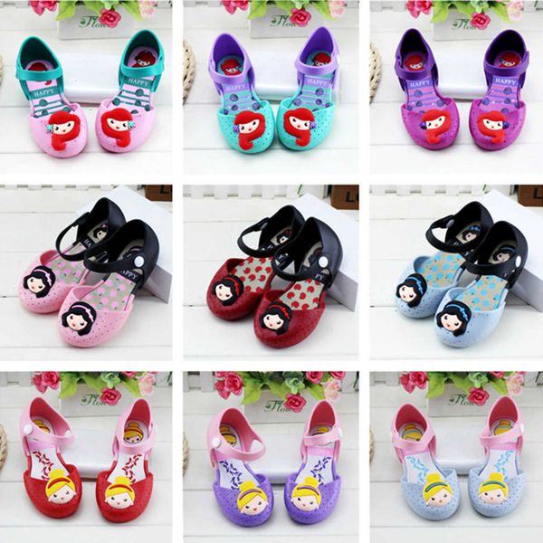 

new children 2018 jelly sandal shoes summer mermaid girl sandals factory direct children girls princess shoes a-550
