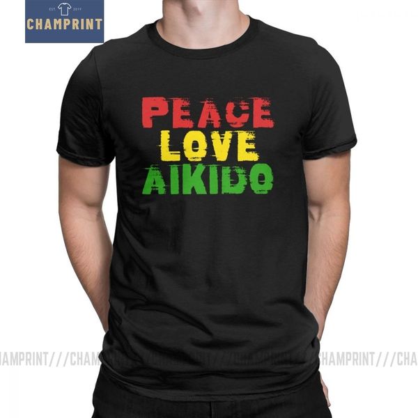 

peace love aikido japanese martial art morihei ueshiba original clothes short sleeve o neck tees sport hooded sweatshirt hoodie men t shirt