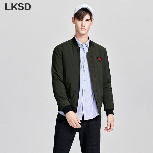 

autumn winter bussiness casual simple men's down jacket solid slim zipper stand collar men short coat kg-83, Black