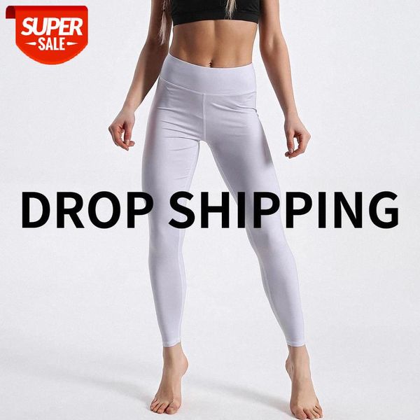 

qickitout dropshipping 12% spandex high waist digital printed fitness leggings push up sport gym leggings women #pc7z, Black;white