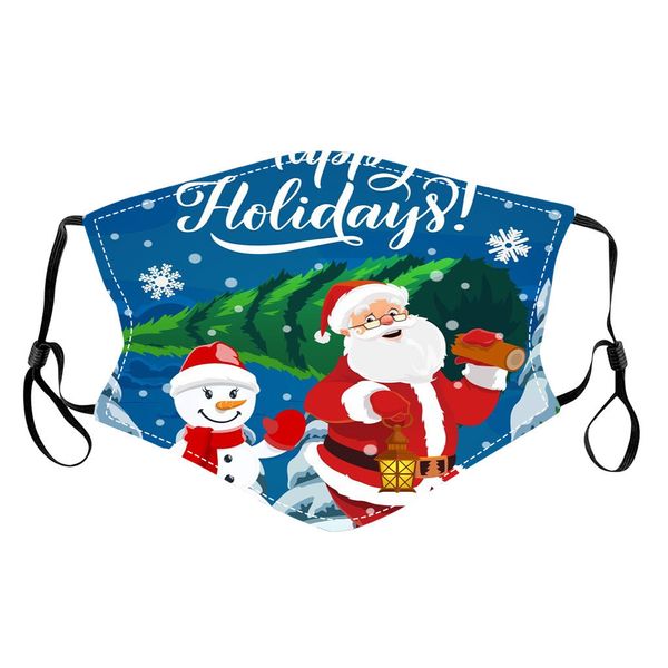 

sunscreen fashionable breathable exhaust funny cycling scarf christmas protection washable mask for face