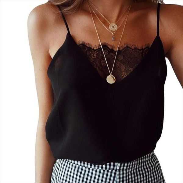 

women summer blouse halter lace vest blouse v neck fashion sleeveless shirt camisa female backless clothings, White