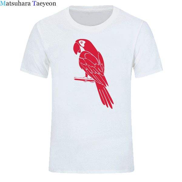 

male 2017 spring summer new bird parrot funny o neck tshirt printing brand clothing sport hooded sweatshirt hoodie men t shirt