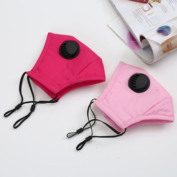 

cotton filter facemask face mouth anti man woman pink fashion black protection reusable dust mask valve and washable dwf988 qkxbx