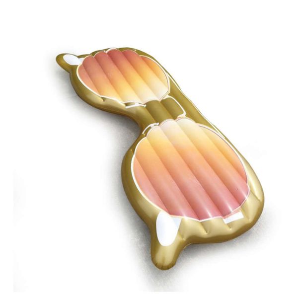 

inflatable eyes bed floating drainage floating advertising sunglasses water deck chair pvc blowing single eye frame, White;black