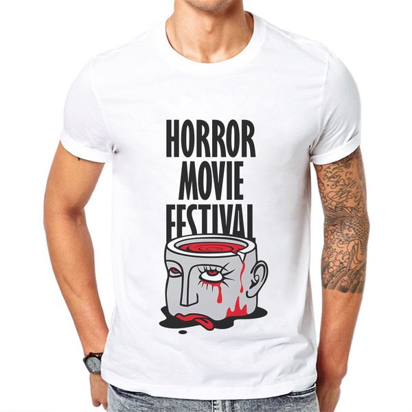 

horror movie festival printed for white o neck short sleeved mens fashion man clothes tee sport hooded sweatshirt hoodie men t shirt