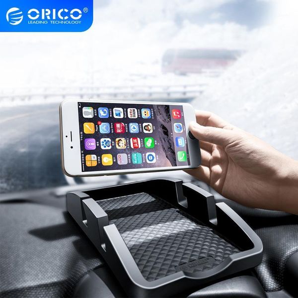 

orico anti slip car dashboard phone holder car smartphone support non slip pad phone stand desk mount dual slot bracket1