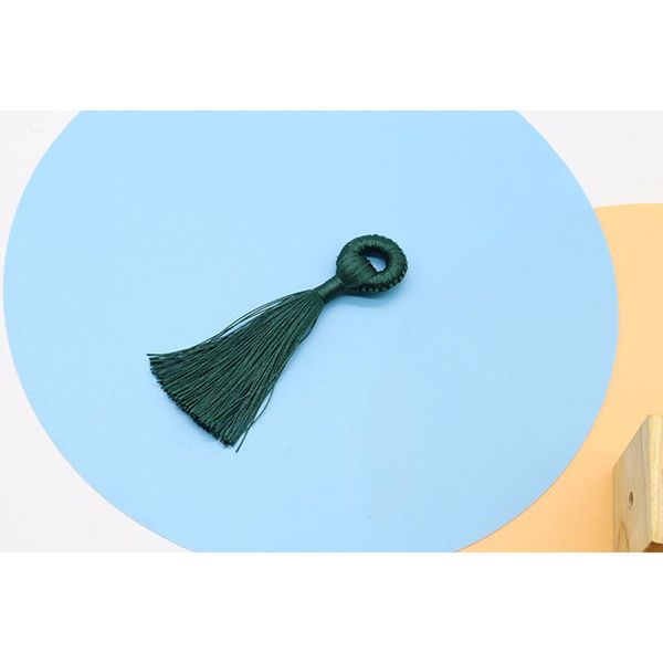 

2 10pcs polyester multicolor ring braid tassels diy jewelry curtain decorative accessories key bag pendant craft tassel fringe h bbymyu