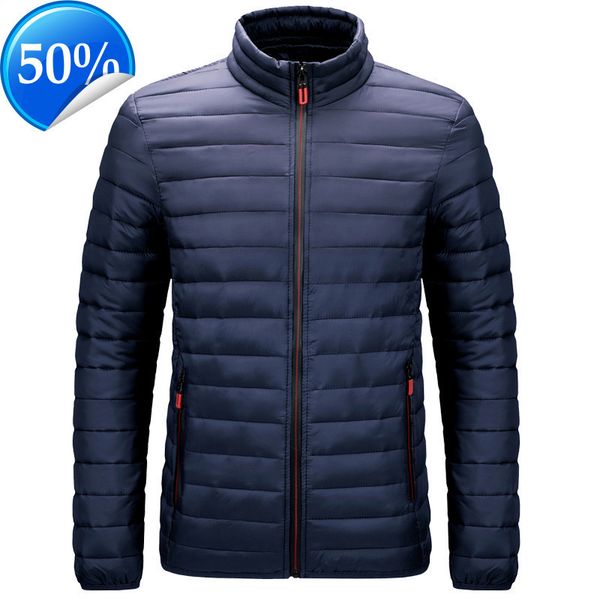 

men's winter warm outdoor down jacket fashion lijgaabab, Black