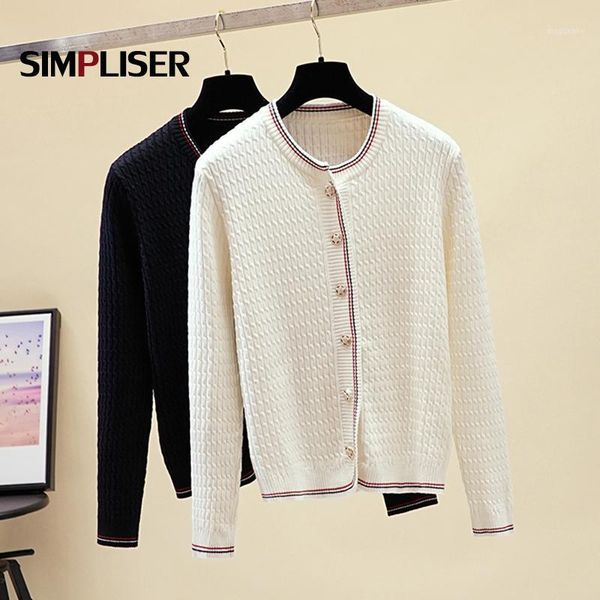 

women knitted cardigans black beige female sweaters 2020 autumn fashion knitting outwear knitwear ladies clothes1, White
