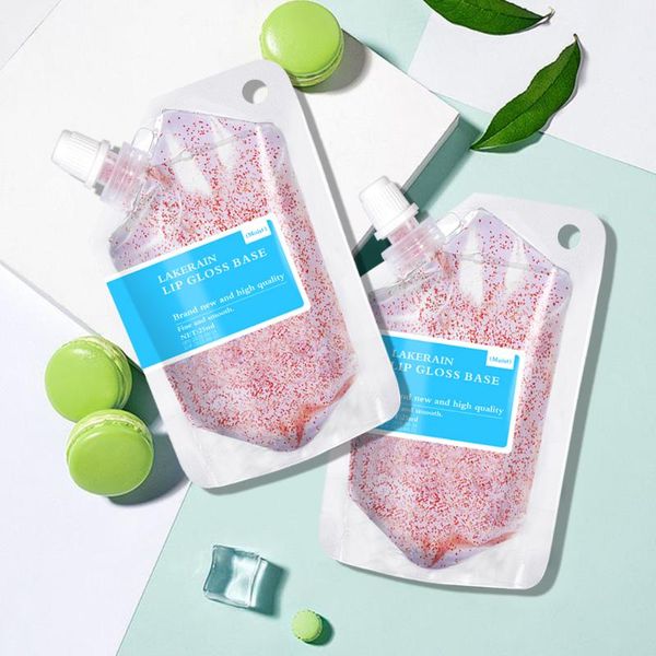 

lip gloss shimmer moisturizing base oil with glitter powder diy shiny lipgloss gel handmake liquid lipstick cosmetic