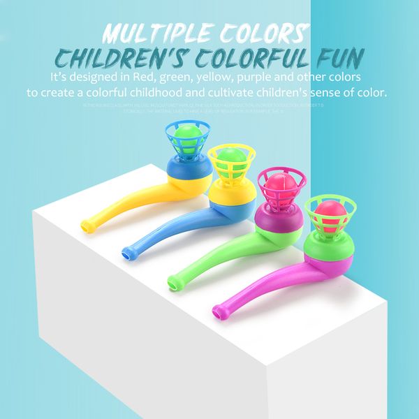 

plastic floating ball toys classic nostalgia air suspension blowing ball pipe ball toy for kid party favor