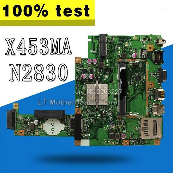 

x453ma motherboard n2830/2840 cpu 2 cores for asus x403ma x403m f453m lapmotherboard x453ma mainboard1