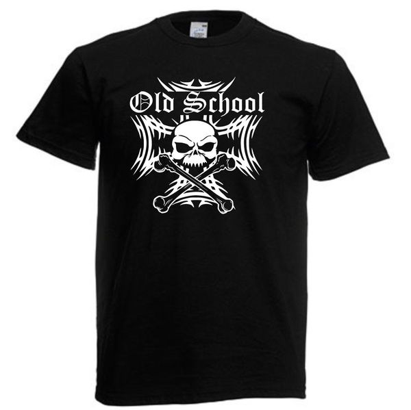 

fashion black t shirt old school biker chopper skull skull print shirt tee cotton tee shirt sport hooded sweatshirt hoodie