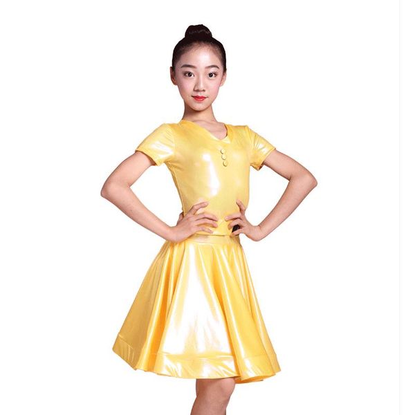 

stage wear 2021 latin dance dress children competition performance girls cha rumba tange samba salsa dancing clothing kids s-xxxl, Black;red