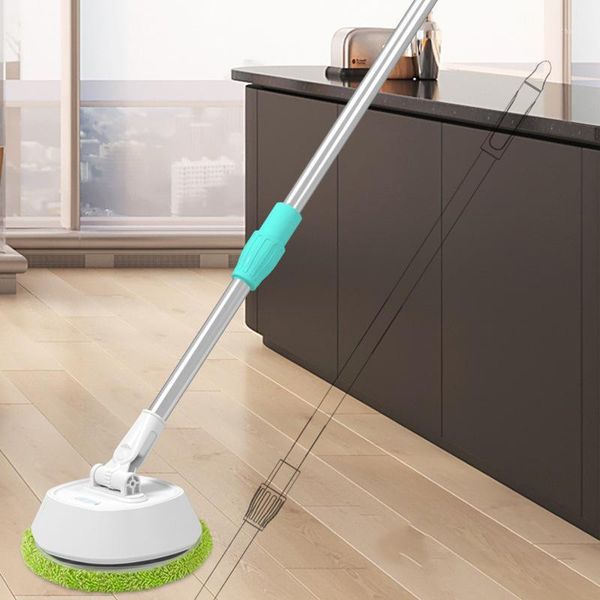 

cordless electric cleaner ultra thin fiber cloth wipe floor window automatic dehydration usb charging mop sweeper1