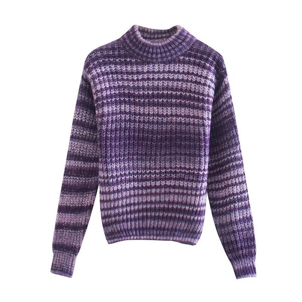 

women's sweaters hadara fashion long sleeve women elegant striped printed o neck sweater loose pullover ladies, White;black